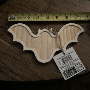 Halloween decoration wooden bat paintable